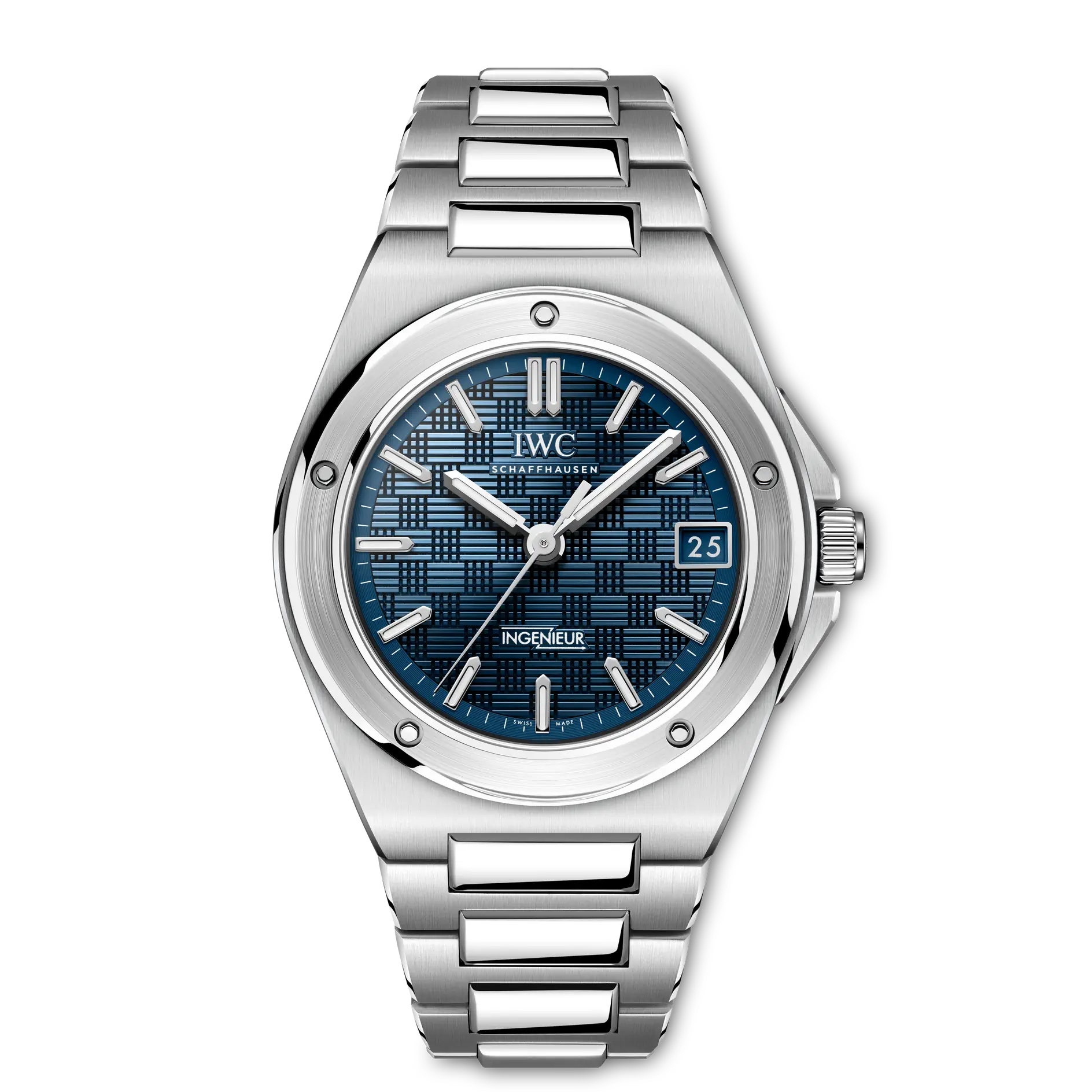 IWC Ingenieur Automatic 35 Blue Dial Steel Bracelet 35.1 mm IW324907 - WATCHXNYC