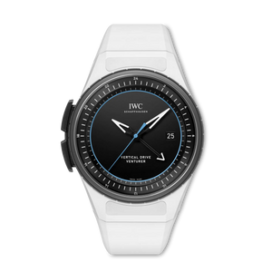 IWC Pilot's Venturer Vertical Drive Black Dial Ceramic White Rubber Strap 44.4 mm IW328601