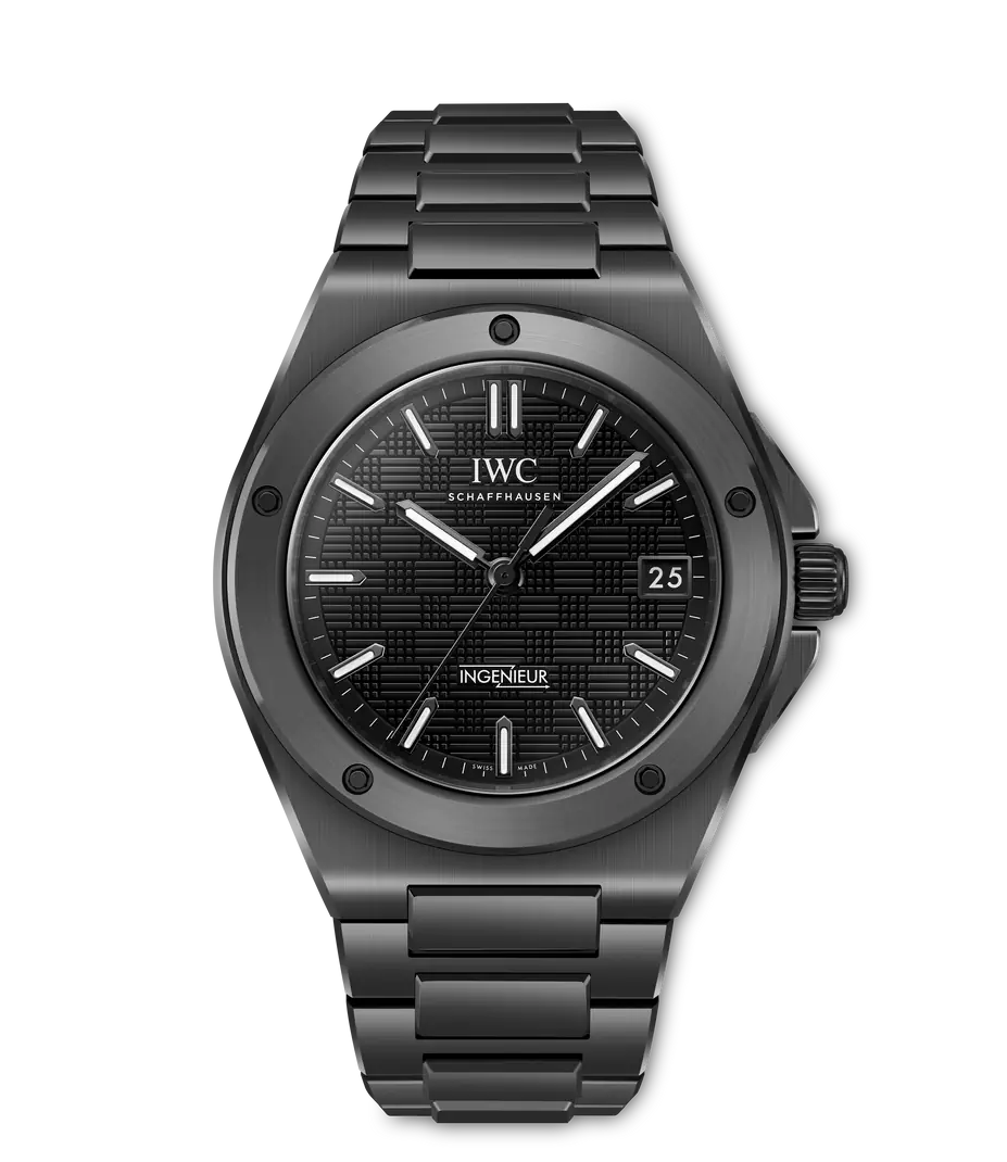 IWC Ingenieur Automatic 42 Black Dial Ceramic Bracelet 42 mm IW338903