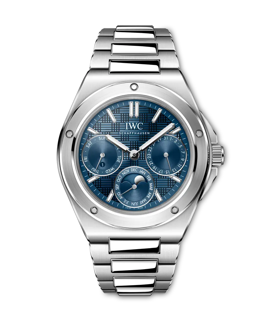 IWC Ingenieur Perpetual Calendar 41 Blue Dial Steel Bracelet 41.6 mm IW344903
