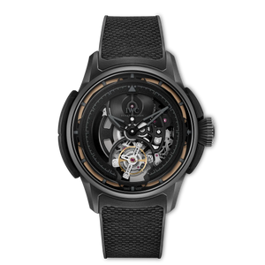 IWC Big Pilot’s Watch Shock Absorber Tourbillon Skeleton XPL Black Dial Ceratanium® Black Rubber Strap 44 mm IW357701