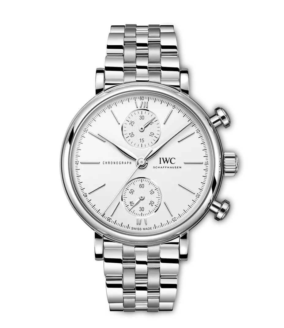 IWC Portofino Chronograph 39 White Dial Steel Bracelet 39 mm IW391503