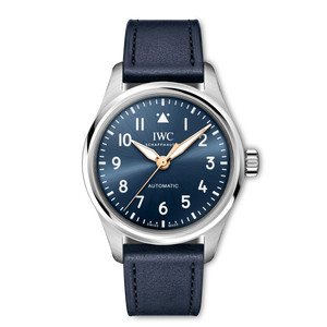 IWC Pilot's Watch Automatic 36 Le Petit Prince Blue Dial Steel Blue Calfskin Strap 36 mm IW458802