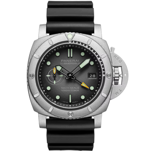 Panerai Submersible Navy Seals Afniotech™ Experience Anthracite Dial Sandblasted Afniotech™ Black Rubber Strap 47 mm PAM01089