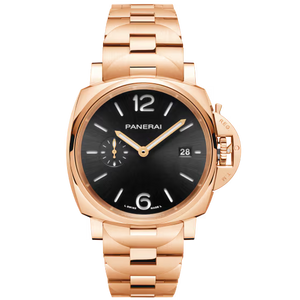 Panerai Luminor Due TuttoOro Black Dial Goldtech™ Bracelet 42 mm PAM01442