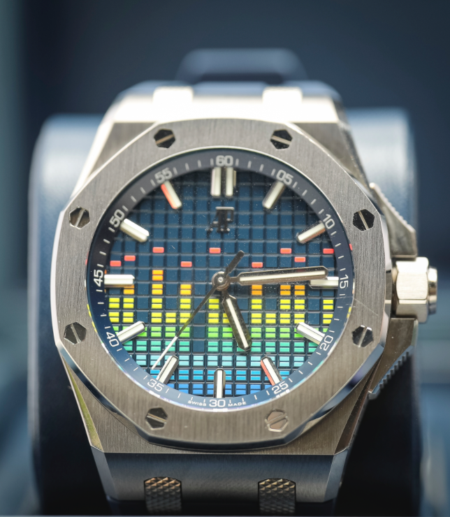 Audemars Piguet Royal Oak Offshore 43mm Blue Dial Titanium 15600TI.OO.A343CA.01 - WATCHXNYC