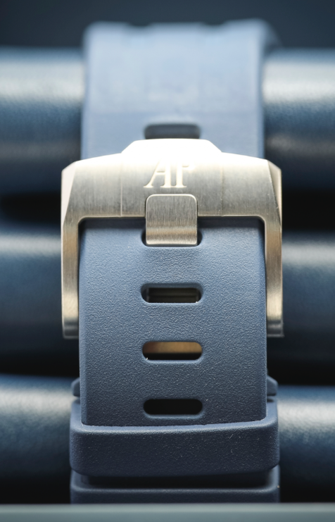 Audemars Piguet Royal Oak Offshore 43mm Blue Dial Titanium 15600TI.OO.A343CA.01 - WATCHXNYC