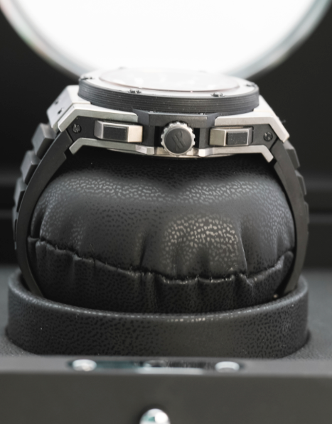 Hublot Classic Fusion Aerofusion Titanium 45 mm Transparent Dial Polished Titanium Rubber Strap 525.NX.0170.RX - WATCHXNYC