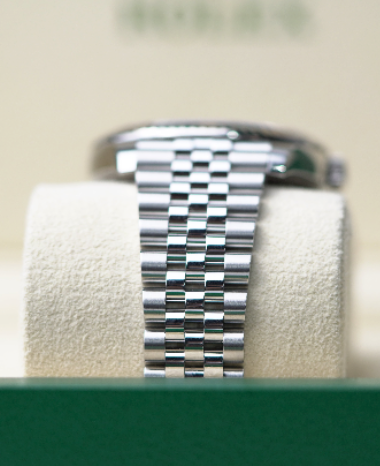 Rolex Datejust 41 mm Mint Green Dial Oystersteel and White Gold Jubilee Bracelet 126334-0028 - WATCHXNYC