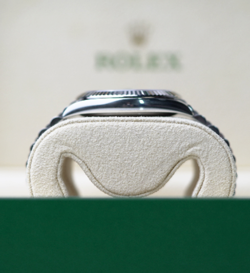 Rolex Datejust 41 mm Mint Green Dial Oystersteel and White Gold Jubilee Bracelet 126334-0028 - WATCHXNYC