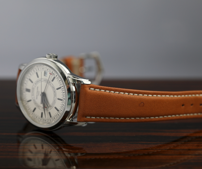 Patek Philippe Complications Silver Opaline Dial Steel Case   Strap 40 mm 5212A-001 - WATCHXNYC
