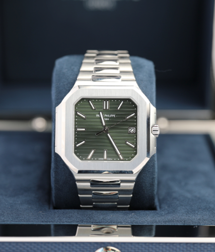 Patek Philippe Cubitus 45mm Olive Green Dial Stainless Steel 5821/1A - WATCHXNYC