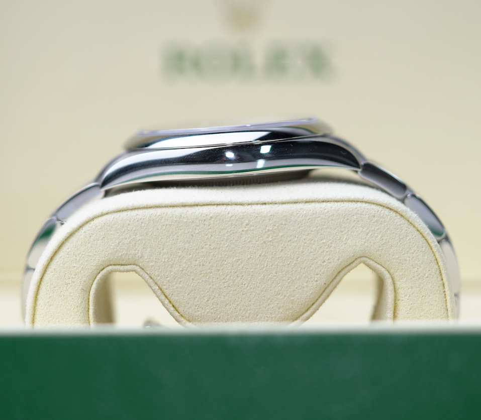 Rolex Oyster Perpetual 41 41 mm Green Dial Oystersteel Oyster Bracelet 124300-0005 - WATCHXNYC