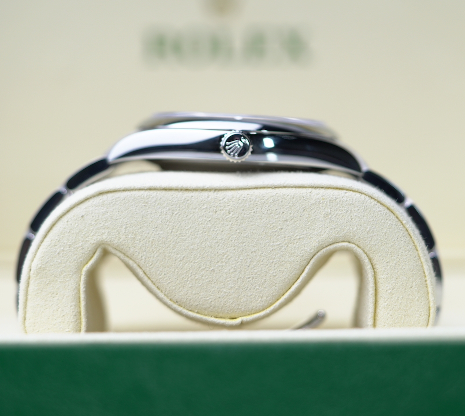 Rolex Oyster Perpetual 41 41 mm Green Dial Oystersteel Oyster Bracelet 124300-0005 - WATCHXNYC