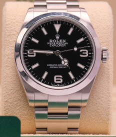 Rolex Explorer 40 40 mm Black Dial Oystersteel Oyster Bracelet 224270-0001 - WATCHXNYC