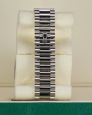 Rolex Day-Date 40mm Diamond Paved Dial White Gold 228349rbr-0036 - WATCHXNYC