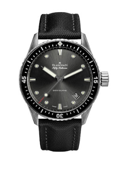 Blancpain Bathyscaphe Fifty Fathoms Grey Dial 5000/1110-52a - WATCHXNYC