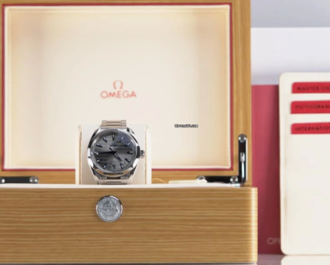OMEGA Seamaster Aqua Terra 41 mm Grey Dial Stainless Steel Bracelet 220.10.41.21.06.001 - WATCHXNYC