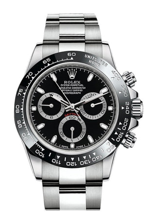 Rolex Cosmograph Daytona 40mm Black Dial Stainless Steel 116500LN 116500