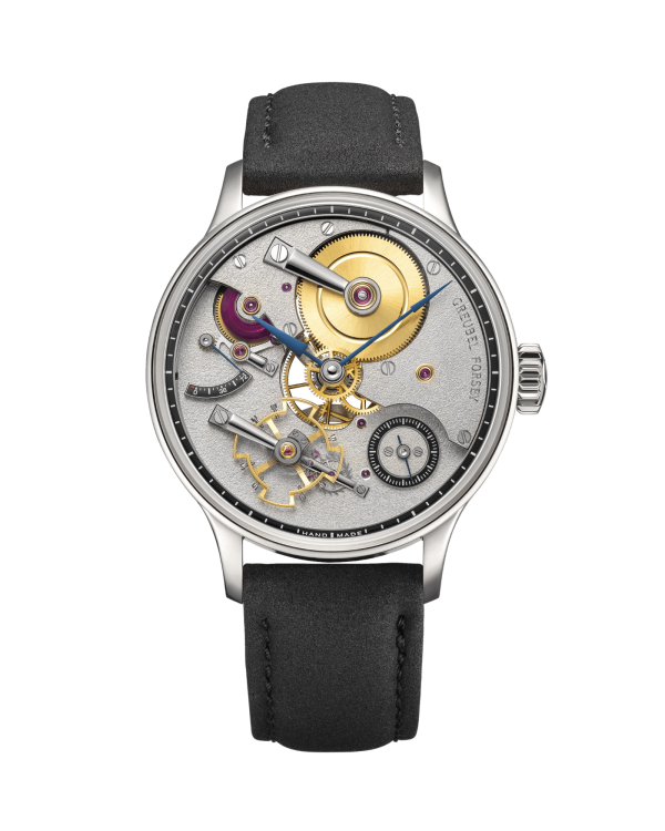 Greubel Forsey Hand Made 2 White Gold 40.9 mm Silver Dial Black Strap - WATCHXNYC