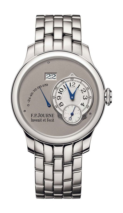 F.P.Journe Automatique 40mm Gray Dial Platinum Bracelet - WATCHXNYC