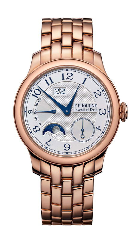 F.P.Journe Automatique Lune 40mm Silver Dial 6N Gold Bracelet - WATCHXNYC