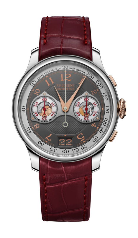 F.P.Journe Chronographe FB Tokyo 20th Anniversary 40mm Gray Dial Titanium Alligator Leather Strap - WATCHXNYC