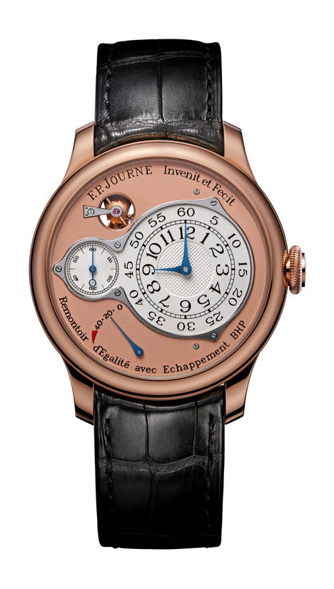 F.P.Journe Chronomètre Optimum 42mm White Dial 6N Gold Alligator Leather Strap - WATCHXNYC