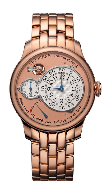 F.P.Journe Chronomètre Optimum 42mm White Dial 6N Gold Bracelet - WATCHXNYC