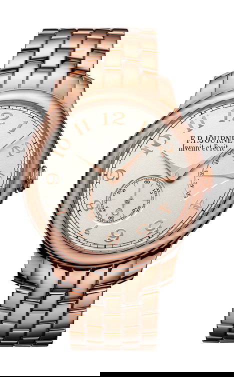 F.P.Journe Chronomètre Souverain 40mm White Dial 6N Gold Bracelet - WATCHXNYC