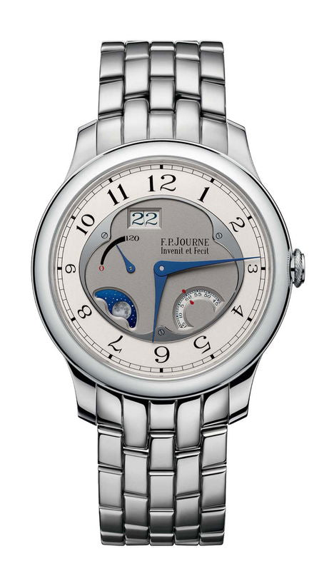 F.P.Journe Divine 40mm Silver Dial Platinum Bracelet - WATCHXNYC