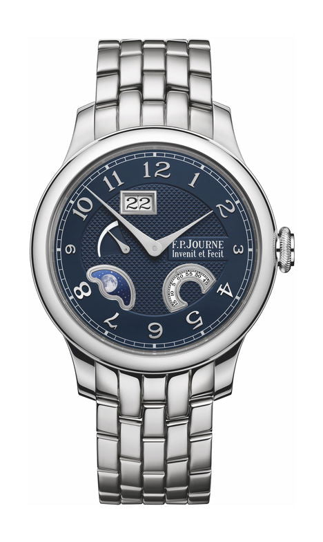 F.P.Journe Divine 40mm Blue Dial Platinum Bracelet - WATCHXNYC