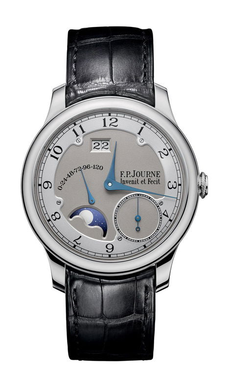 F.P.Journe Divine 36 MM 36mm Silver Dial Platinum Alligator Leather Strap - WATCHXNYC