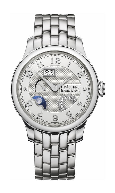 F.P.Journe Divine 40mm Silver Dial Platinum Bracelet - WATCHXNYC