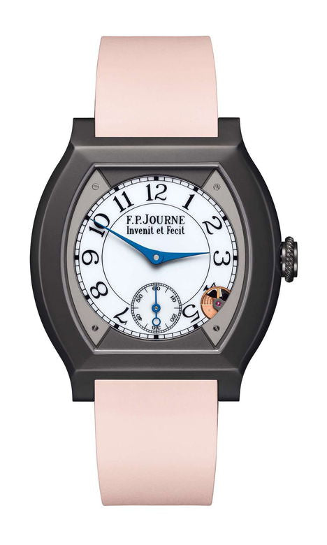 F.P.Journe élégante 40 Titalyt 35mm White Dial Titanium Rubber Strap - WATCHXNYC