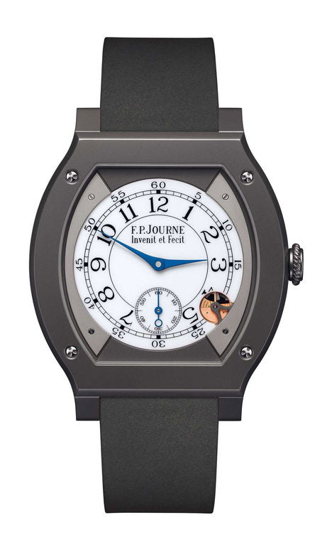 F.P.Journe élégante 48 Titalyt 40mm White Dial Titanium Rubber Strap - WATCHXNYC