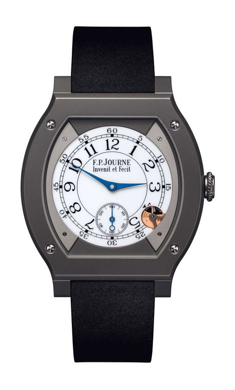 F.P.Journe élégante 48 Titalyt 40mm White Dial Titanium Rubber Strap - WATCHXNYC