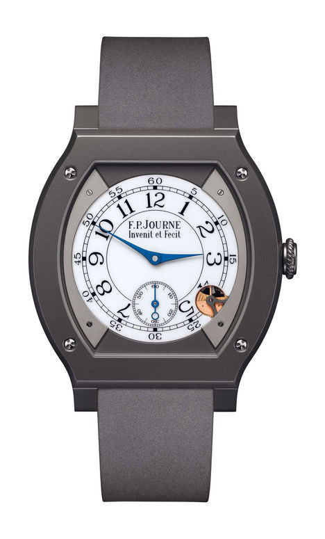 F.P.Journe élégante 48 Titalyt 40mm White Dial Titanium Rubber Strap - WATCHXNYC