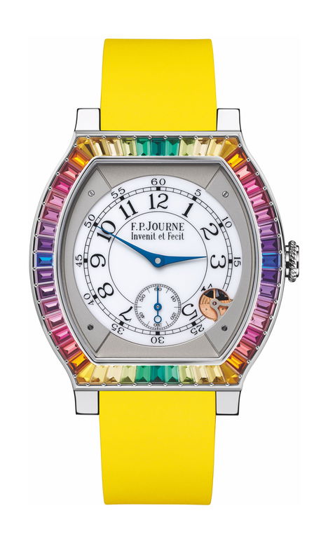 F.P.Journe élégante Gino’s Dream 40mm White Dial Titanium Rubber Strap - WATCHXNYC