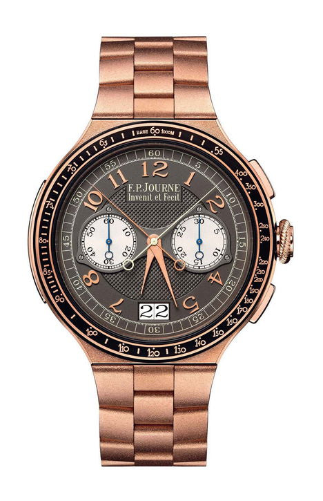 F.P.Journe lineSport Chronographe Rattrapante 44mm Gray Dial 6N Gold Bracelet - WATCHXNYC