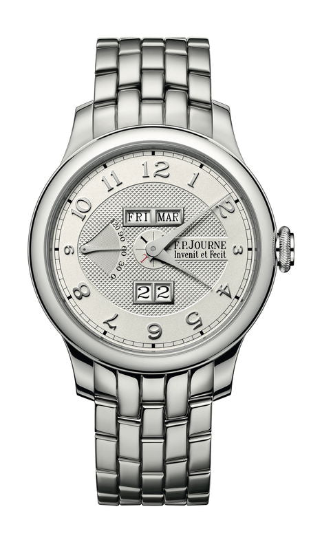 F.P.Journe Quantième Perpétuel 40mm Silver Dial Platinum Bracelet - WATCHXNYC