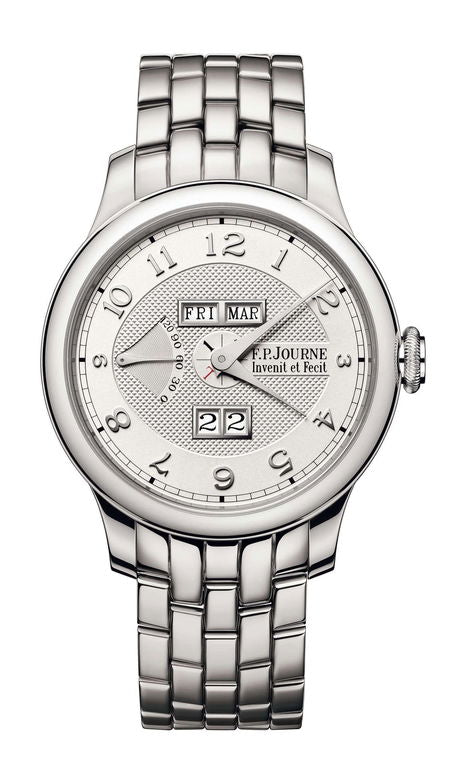 F.P.Journe Quantième Perpétuel 42mm Silver Dial Platinum Bracelet - WATCHXNYC