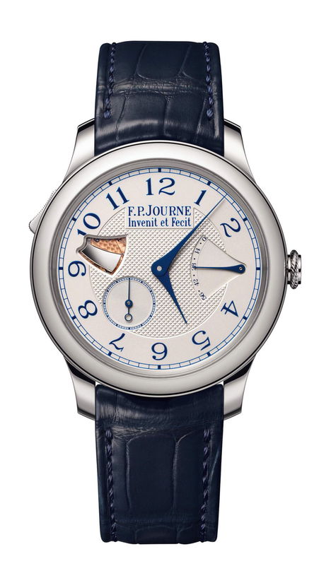 F.P.Journe Répétition Souveraine 40mm Silver Dial Stainless Steel Alligator Leather Strap - WATCHXNYC