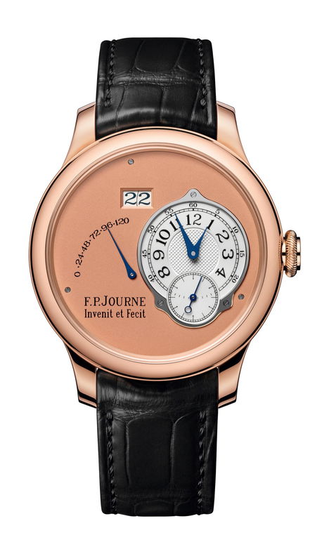 F.P.Journe Automatique 42mm Gold Dial 6N Gold Alligator Leather Strap - WATCHXNYC
