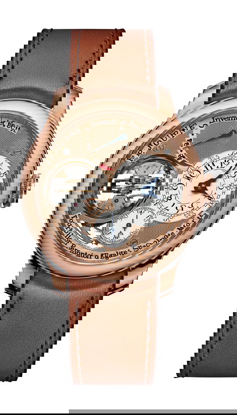 F.P.Journe Tourbillon Souverain 42mm White Dial 6N Gold Leather Strap - WATCHXNYC