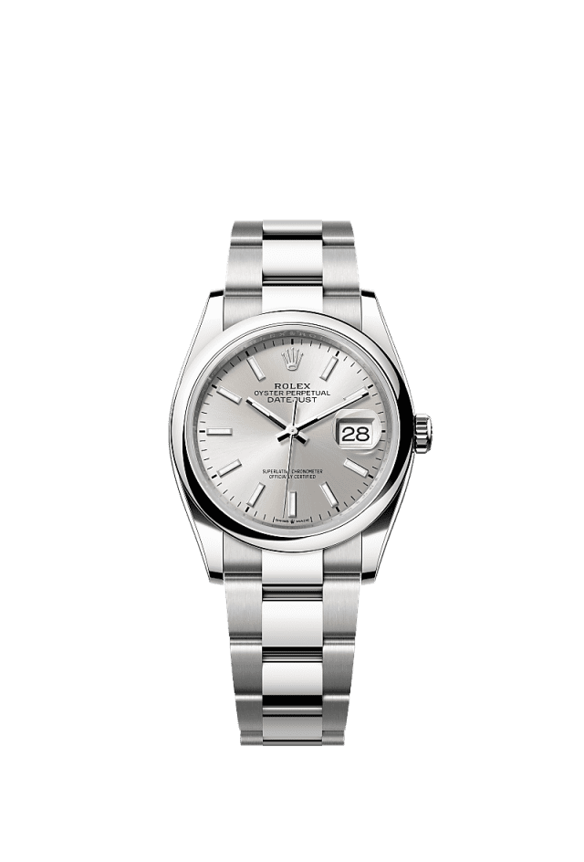 Rolex Datejust 36mm silver Dial Oystersteel 126200 - WATCHXNYC