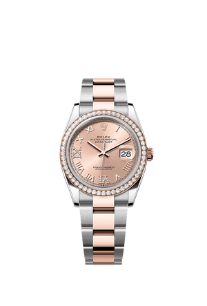 Rolex Datejust 36mm Rosé Dial Oystersteel & Everose Gold 126281RBR