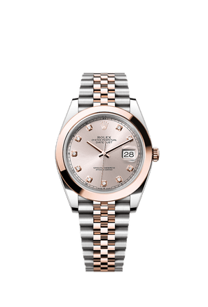 Rolex Datejust 41mm Sundust Diamond Dial Oystersteel & Everose Gold m126301-0008