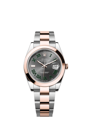 Rolex Datejust 41mm Slate Dial Oystersteel & Everose Gold m126301-0015