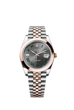 Rolex Datejust 41mm Slate Dial Oystersteel & Everose Gold m126301-0016